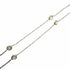Double G Pendant Necklace Sterling Silver with Mother of Pearl
