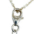 Double G Pendant Necklace Sterling Silver with Mother of Pearl