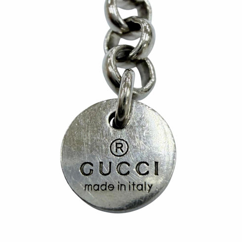 Interlocking G Pendant Necklace Sterling Silver