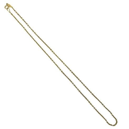 Vintage Pendant Necklace 18K Yellow Gold