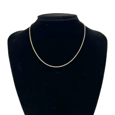 Vintage Pendant Necklace 18K Yellow Gold