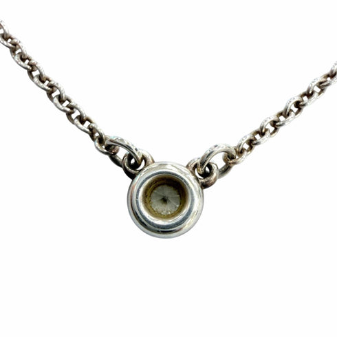 Elsa Peretti Pendant Necklace Sterling Silver 3mm
