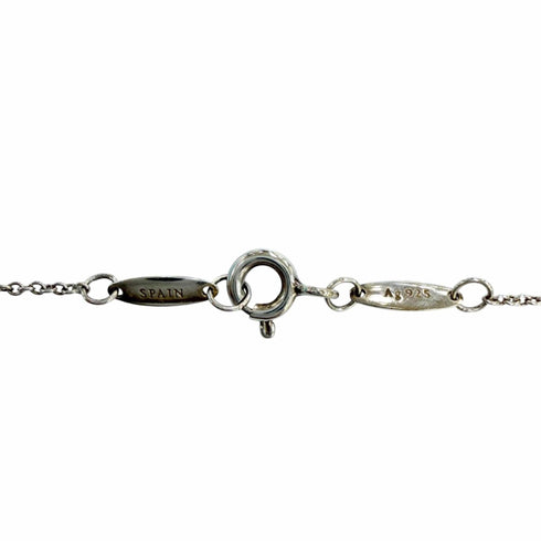 Elsa Peretti Pendant Necklace Sterling Silver 3mm