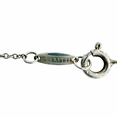 Elsa Peretti Pendant Necklace Sterling Silver 3mm