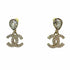 CC Logo Earrings Metal Gold-Tone Metal