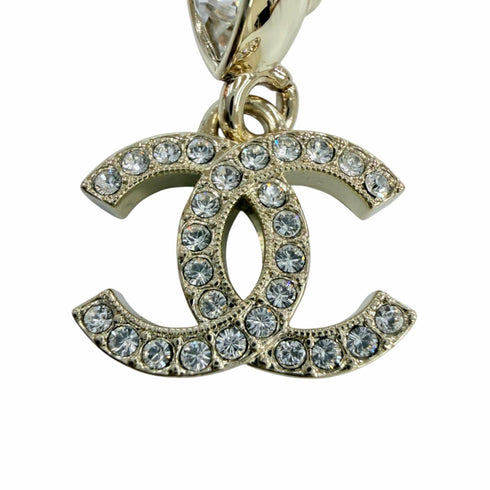CC Logo Earrings Metal Gold-Tone Metal