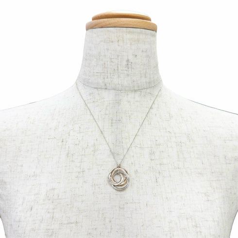 1837 Interlocking Circle Pendant Necklace Sterling Silver