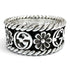 Interlocking G Flower Ring Sterling Silver