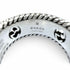 Interlocking G Flower Ring Sterling Silver