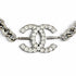 CC Logo Chain Pendant Necklace Sterling Silver