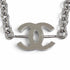 CC Logo Chain Pendant Necklace Sterling Silver