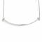 T Smile Pendant Necklace Sterling Silver