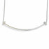 T Smile Pendant Necklace Sterling Silver