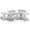 Parallel H Cufflinks Sterling Silver Bracelet