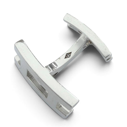 Parallel H Cufflinks Sterling Silver Bracelet