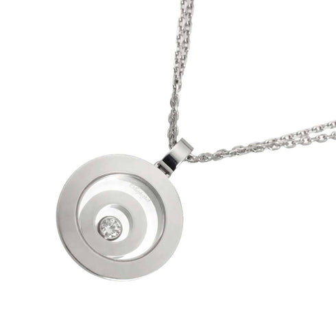Pendant Necklace 18K White Gold
