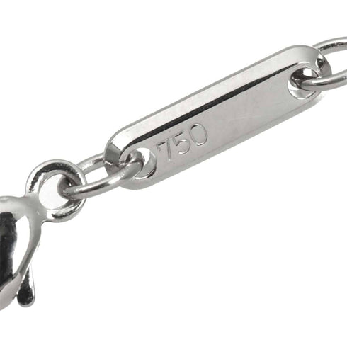 Happy Diamonds Pendant Necklace 18K White Gold