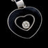 Happy Diamonds Pendant Necklace 18K White Gold