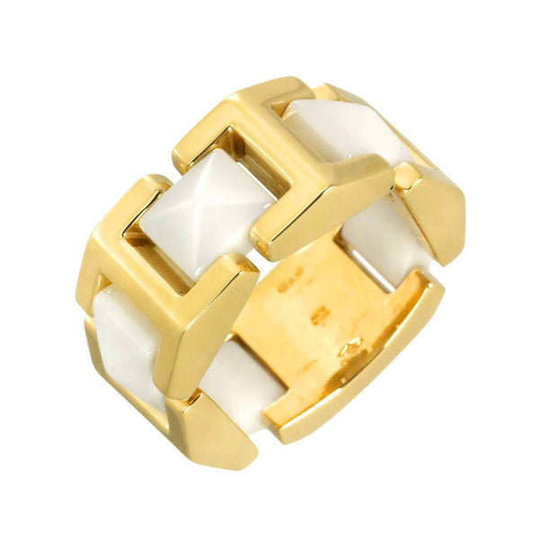 B.Zero1 Ring 18K Yellow Gold and Ceramic