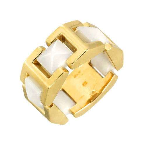 B.Zero1 Ring 18K Yellow Gold and Ceramic