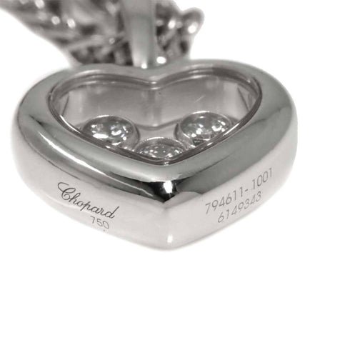 Happy Diamonds Pendant Necklace 18K White Gold
