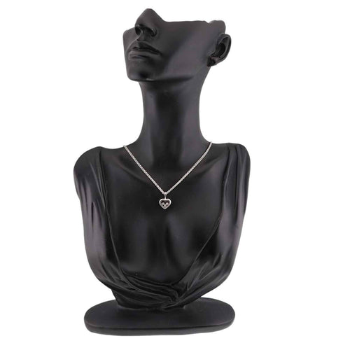 Happy Diamonds Pendant Necklace 18K White Gold