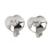 Clip-On Earrings Clip-On 18K White Gold