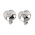 Clip-On Earrings Clip-On 18K White Gold