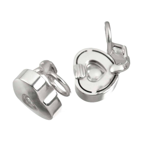 Clip-On Earrings Clip-On 18K White Gold