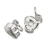 Clip-On Earrings Clip-On 18K White Gold