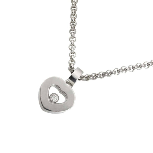 Pendant Necklace 18K White Gold