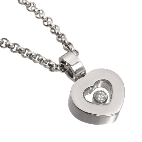 Pendant Necklace 18K White Gold