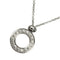 Pendant Necklace 18K White Gold