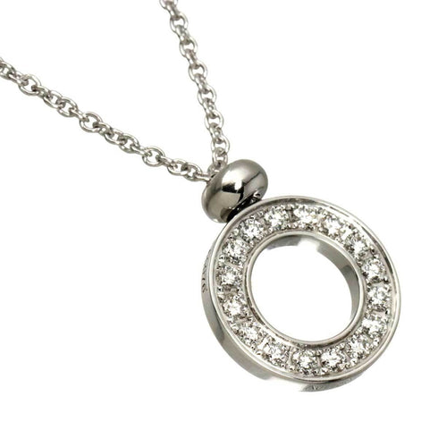 Pendant Necklace 18K White Gold