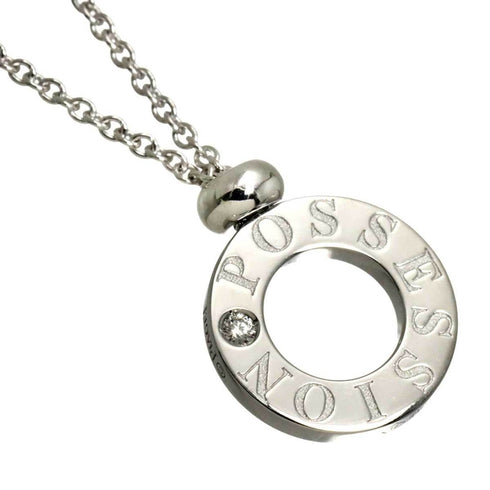 Pendant Necklace 18K White Gold