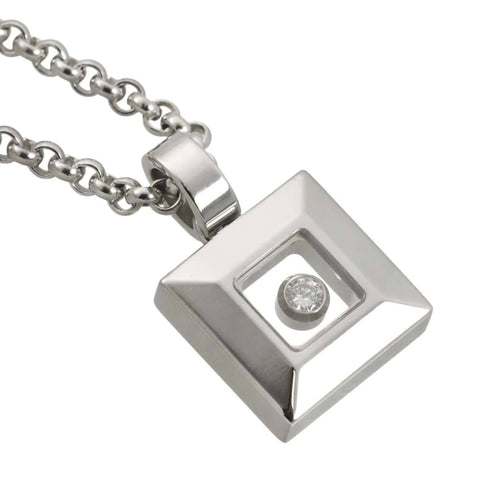 Pendant Necklace 18K White Gold