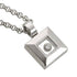 Pendant Necklace 18K White Gold