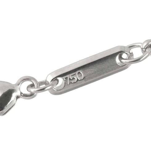 Pendant Necklace 18K White Gold