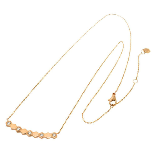 Pendant Necklace 18K Rose Gold with Diamond
