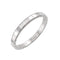 Ice Cube 1 Ring 18K White Gold