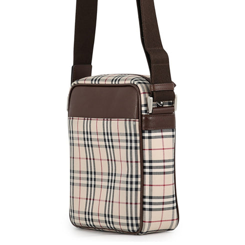 Camera Bag Vintage Check Canvas Medium