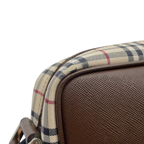 Camera Bag Vintage Check Canvas Medium