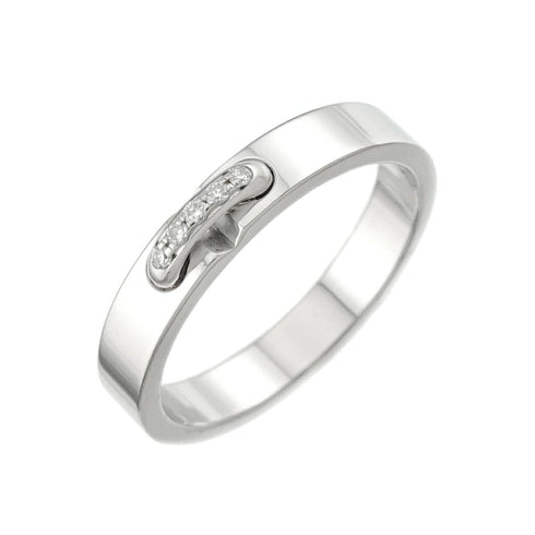 Band Ring Platinum with Diamond