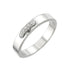 Band Ring Platinum with Diamond