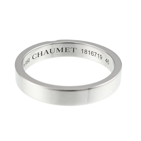 Band Ring Platinum with Diamond