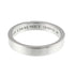 Band Ring Platinum with Diamond