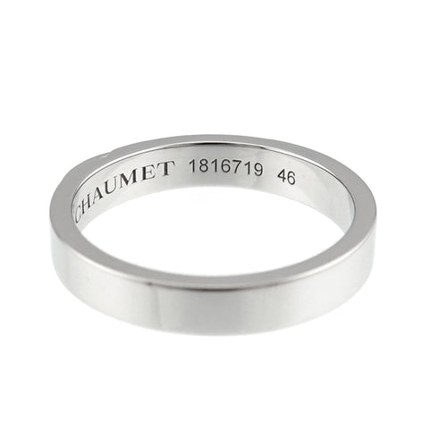 Band Ring Platinum with Diamond