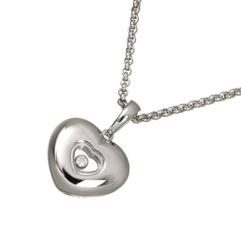 Pendant Necklace 18K White Gold 42cm