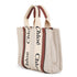 Woody Tote Canvas with Leather Small