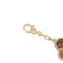 Alhambra Pendant Necklace 18K Yellow Gold and Tiger's Eye